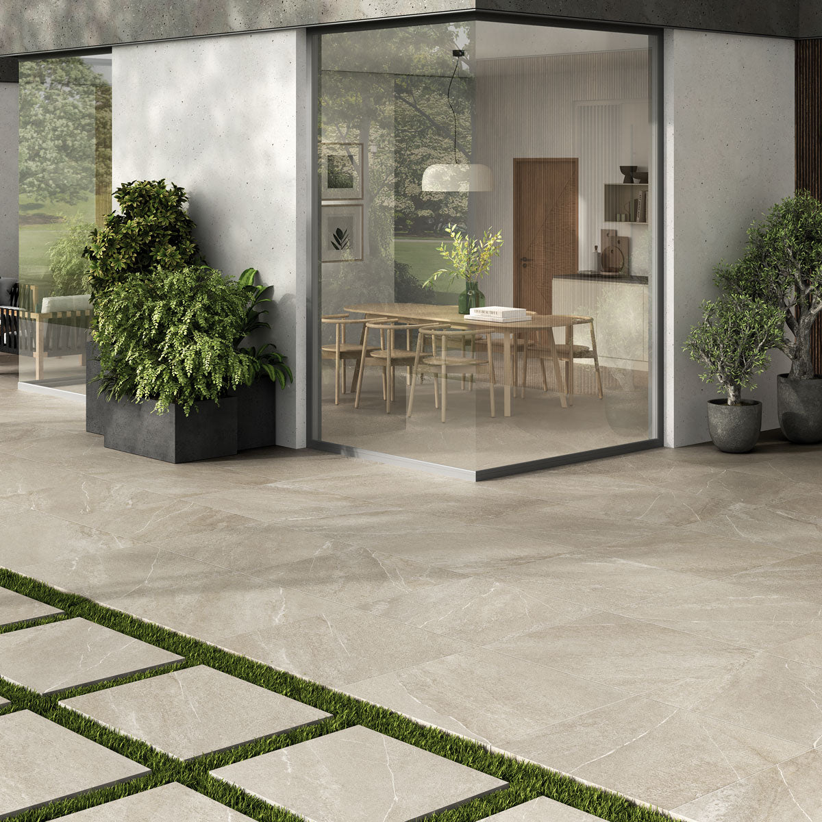 Provbit Uteklinker Sakhir Ivory 60x90 20mm