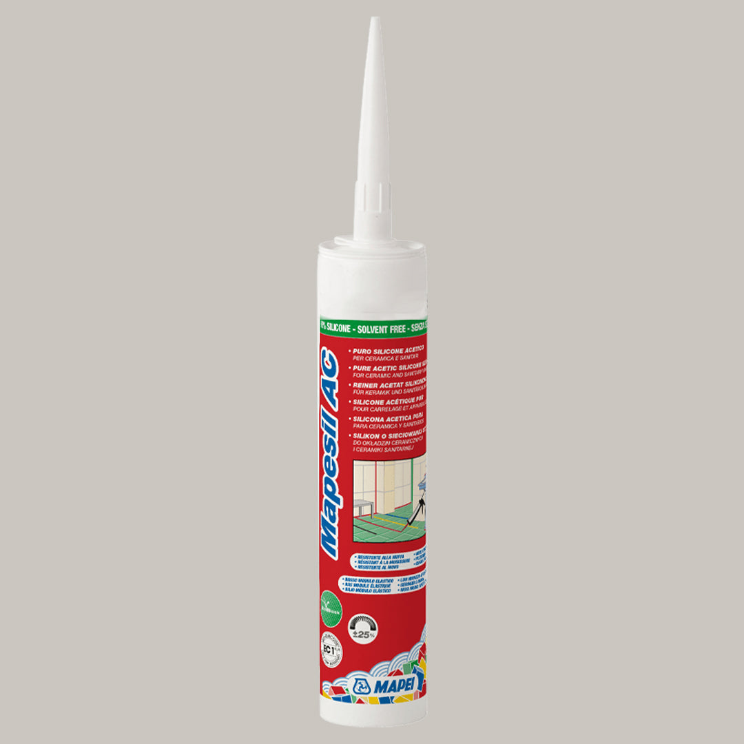 Mapesil AC Silikonfogmassa 111 Silver Grey