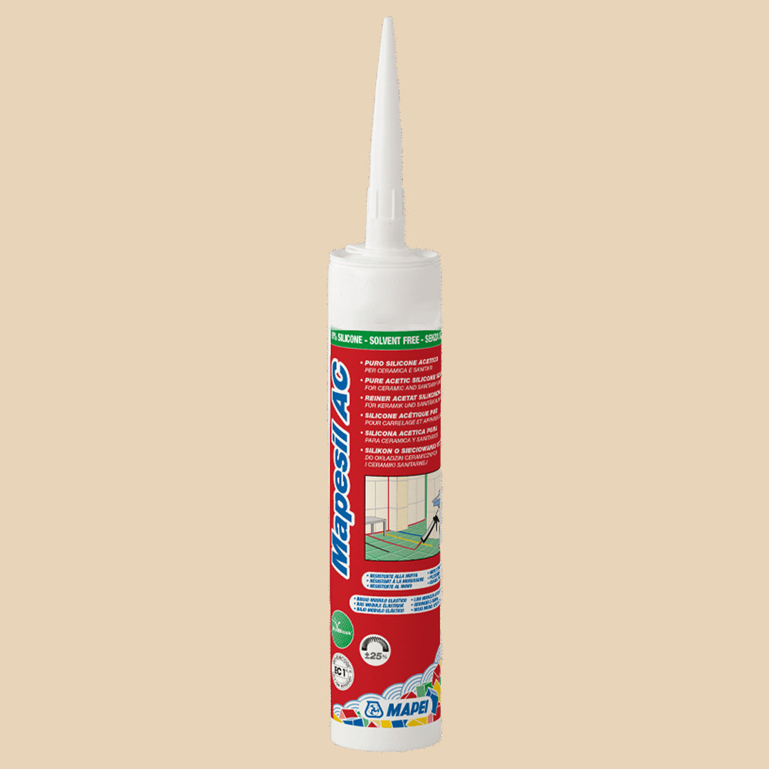Mapesil AC Silikonfogmassa 132 Beige 2000