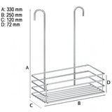 Duschkorg enkel Smedbo Krom Blank