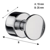 Enkelkrok Smedbo Home Krom Blank 2-pack