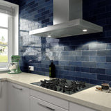Provbit Kakel Creativa Colonial Blue Blank 6,5x20