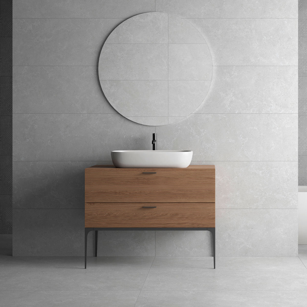Provbit Klinker Hauteville Kalksten Grey Matt 60x60