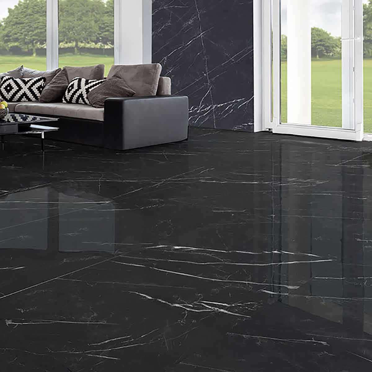 Provbit Klinker Marquiña Black Marmor Blank 60x60