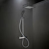 Takdusch Hafa Mix Slim Square 160cc Krom med 250x250 Duschhuvud