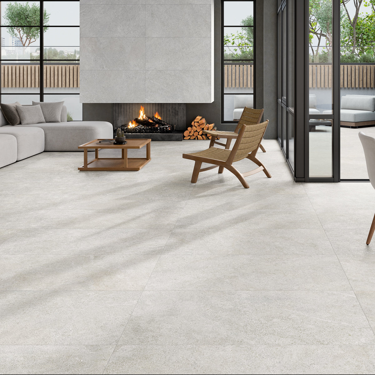 Provbit Klinker Arenite Kalksten Pearl Matt 100x100