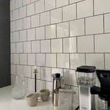 Kakel Vit Blank 15x15