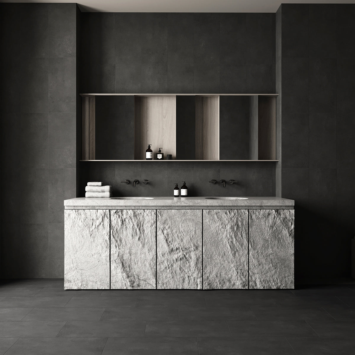 Provbit Klinker Concrete Graphite Matt 60x60
