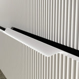Kommod 80 cm Tenfors Bambu Vit Matt