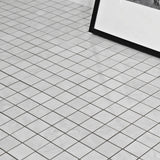 Mosaik Silke Blanco Marmor Blank