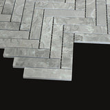 Mosaik Marmor Fishbone Ever Grey