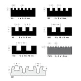 Fixkam Softgrip 280 mm, 8x8 mm