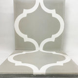 Marockanskt Kakel Zawat Grey 20x20 (12mm)